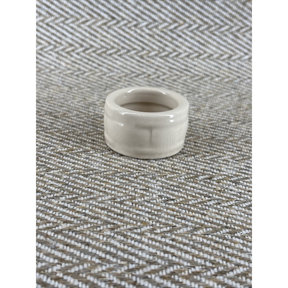 Longaberger Ivory Napkin Ring Single  Woven Traditions Rings 1 Replacement